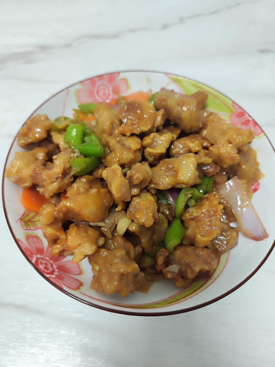 溜肉段-咸香好吃色美！