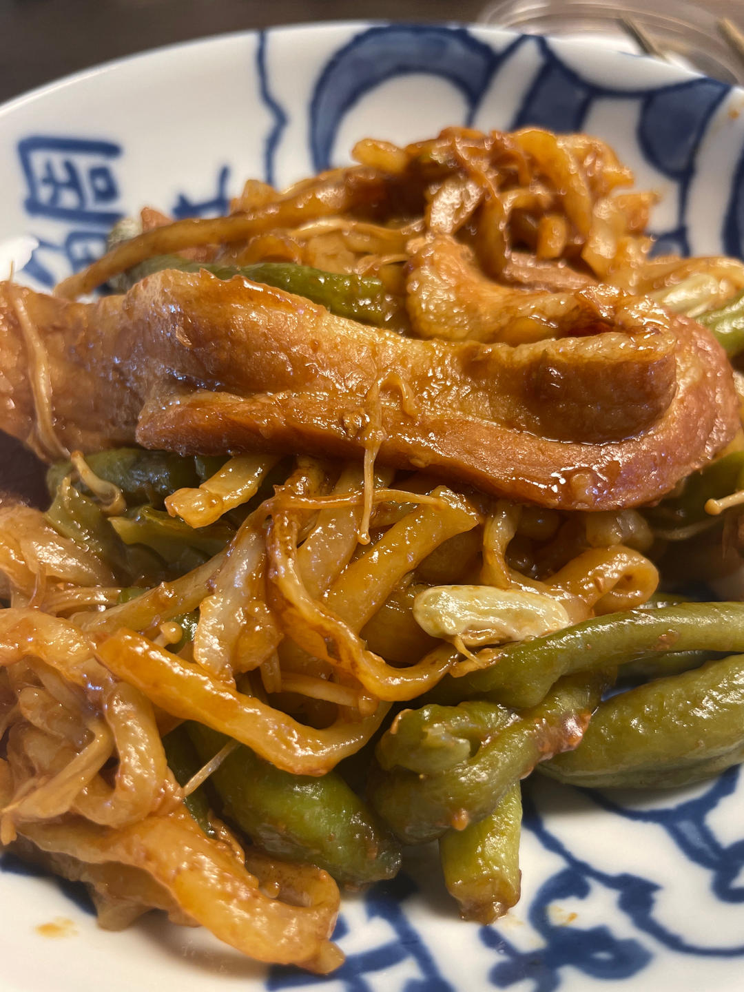 豆角焖面（不绰水不放油的快手版）