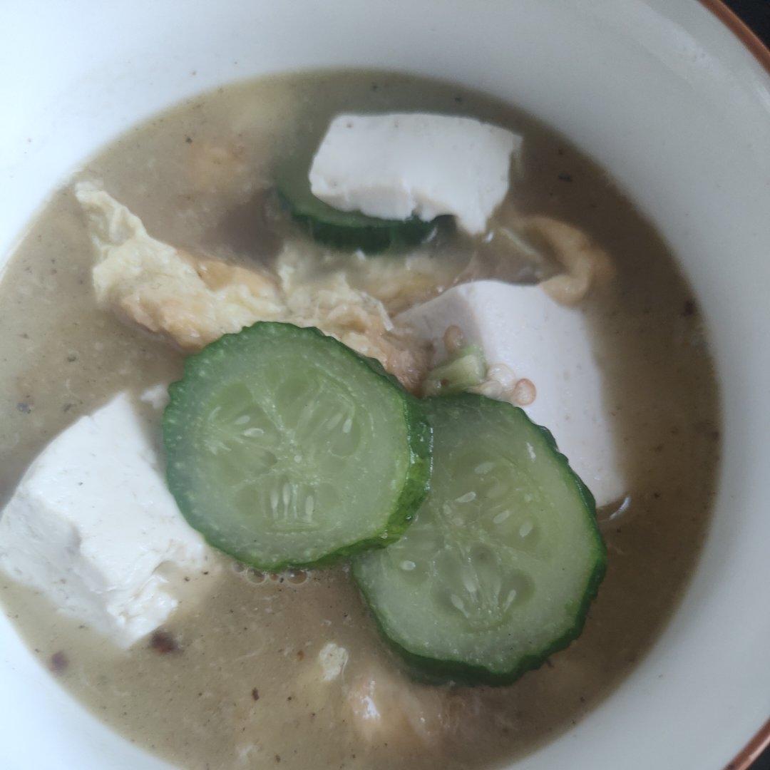 减脂黄瓜豆腐汤（转）