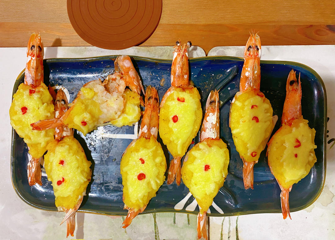 芝士土豆焗大虾