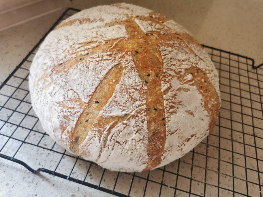 练手版亚麻籽欧包