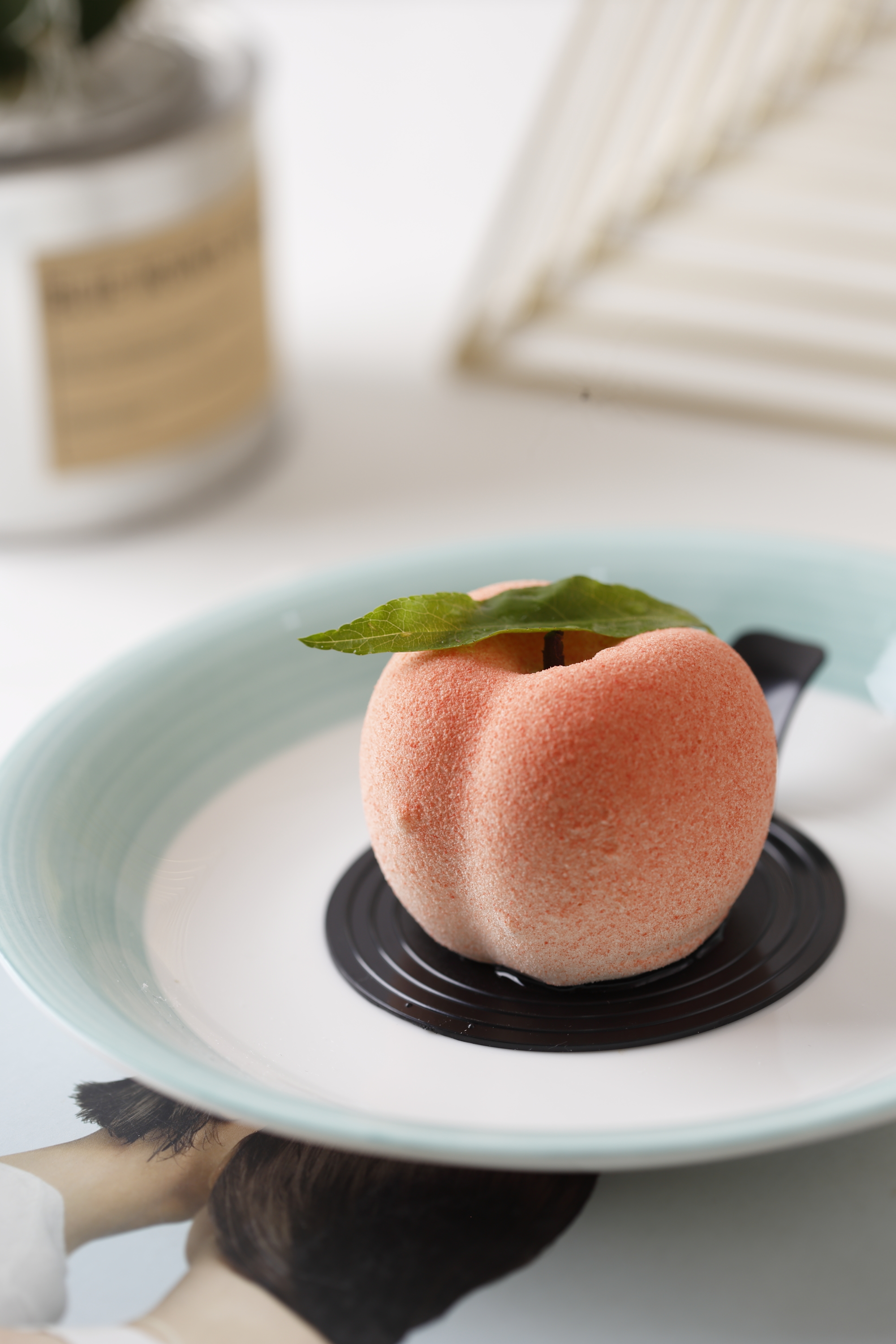 仿真水果造型慕斯—粉红蜜桃的做法