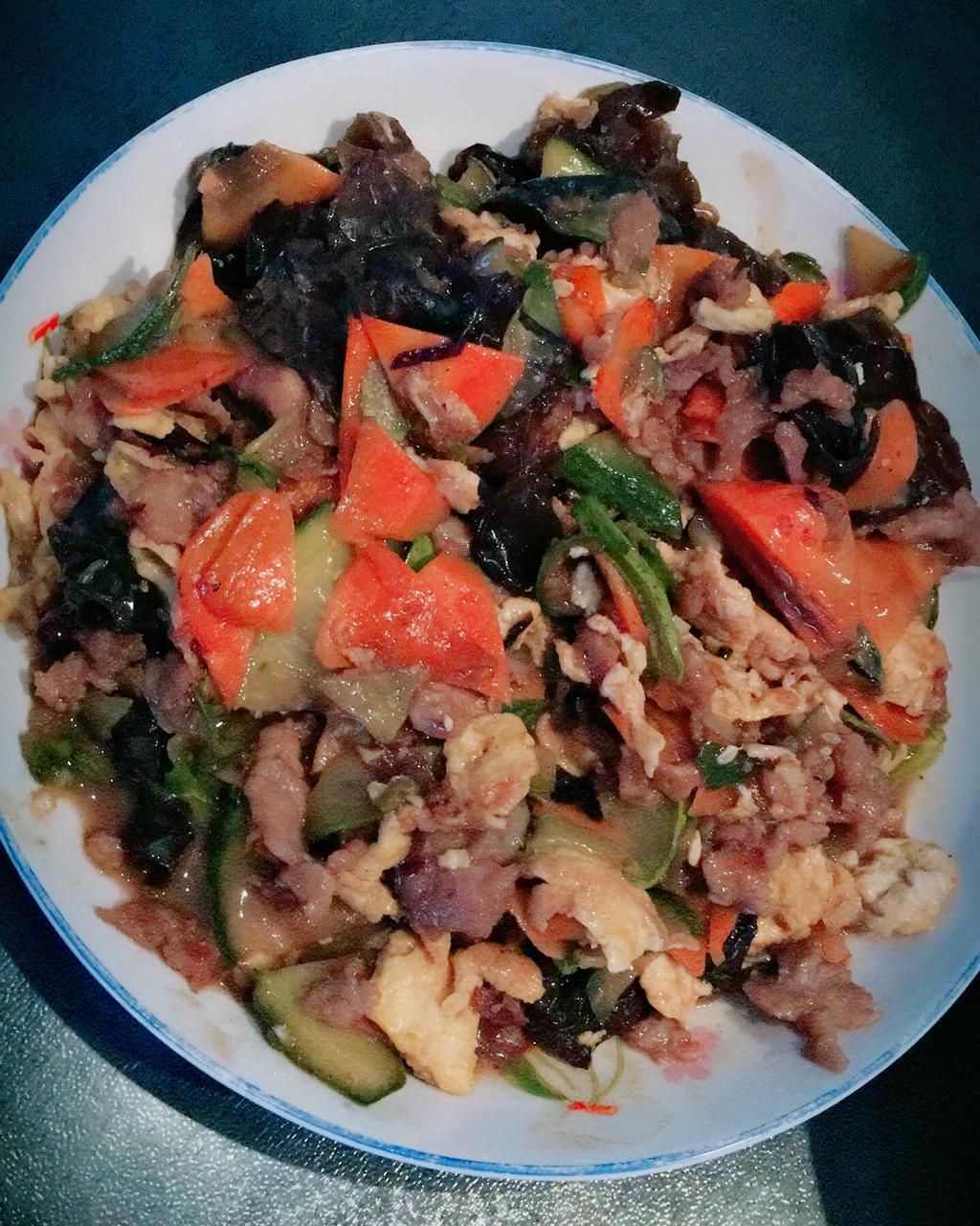 津味醋溜木须