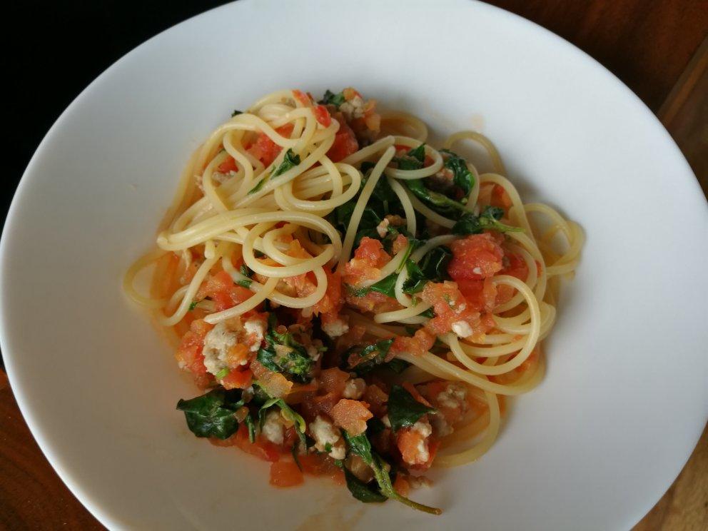 番茄肉酱意大利面