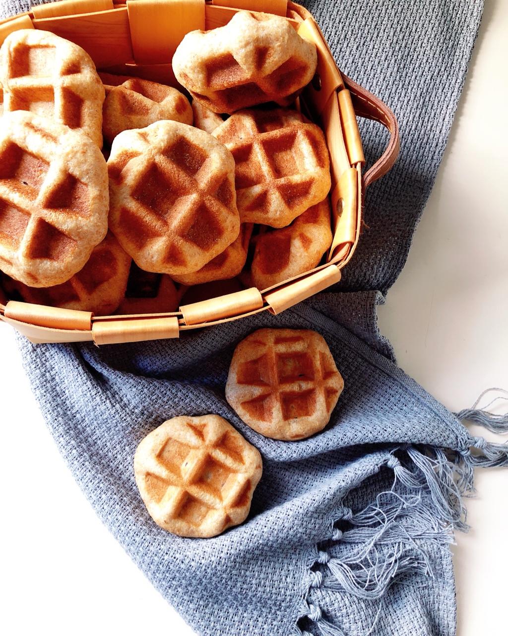 全麦红豆酵母版华夫饼—kenwood松饼机