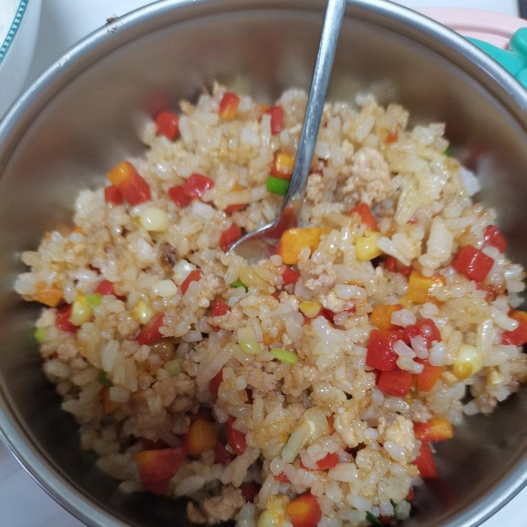 波妞aaa做的玉米肉末炒饭