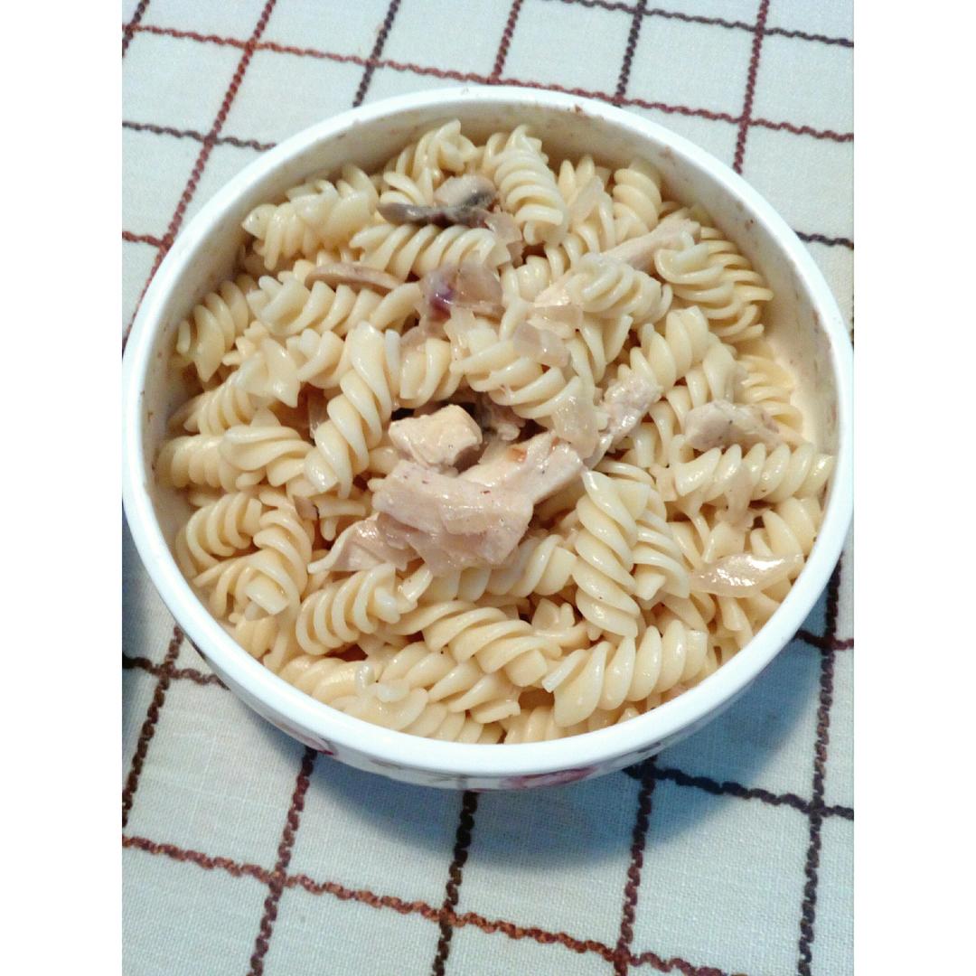 奶油鸡肉蘑菇意大利面 Cream of Mushroom Chicken Pasta