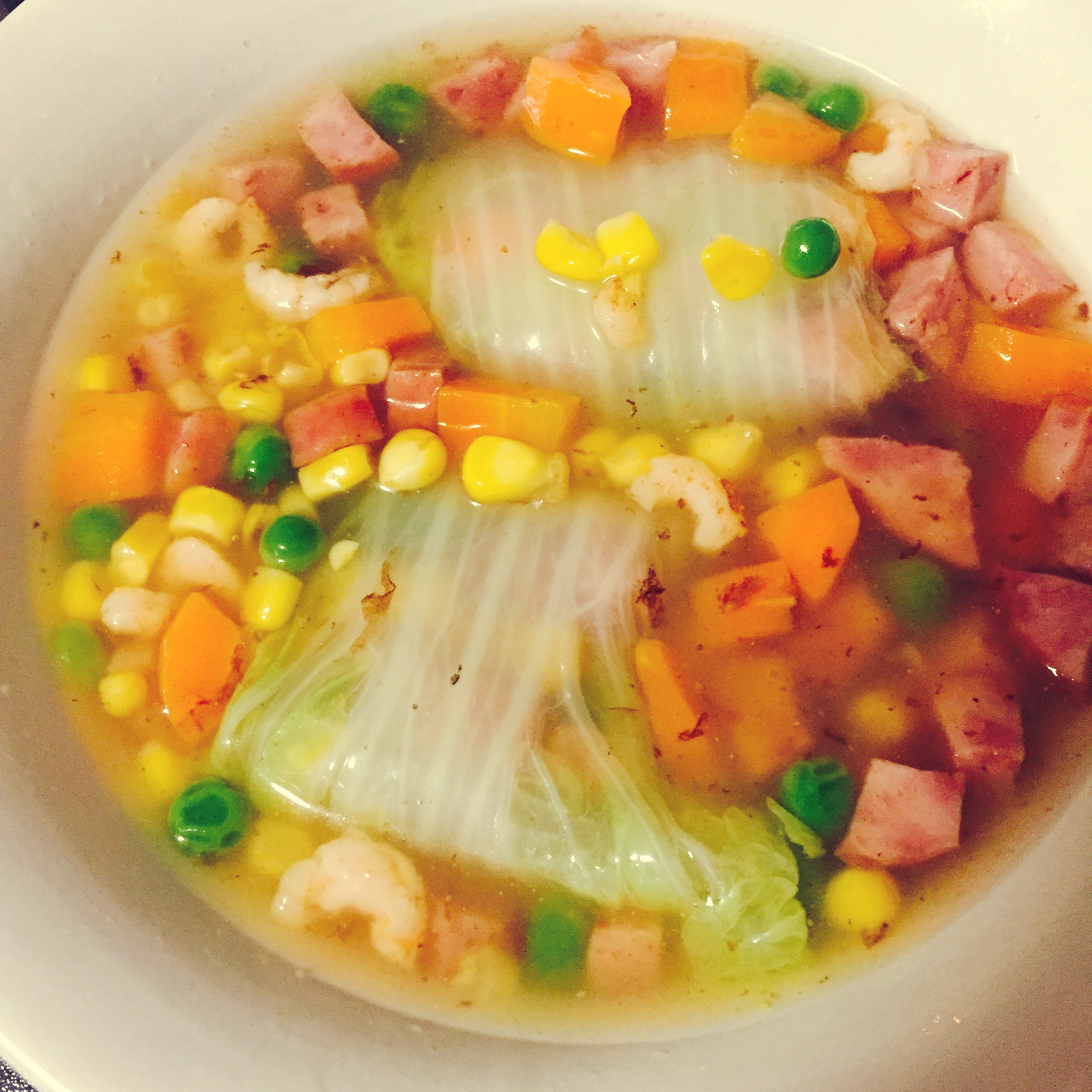 鲜香白菜包(八宝财袋)