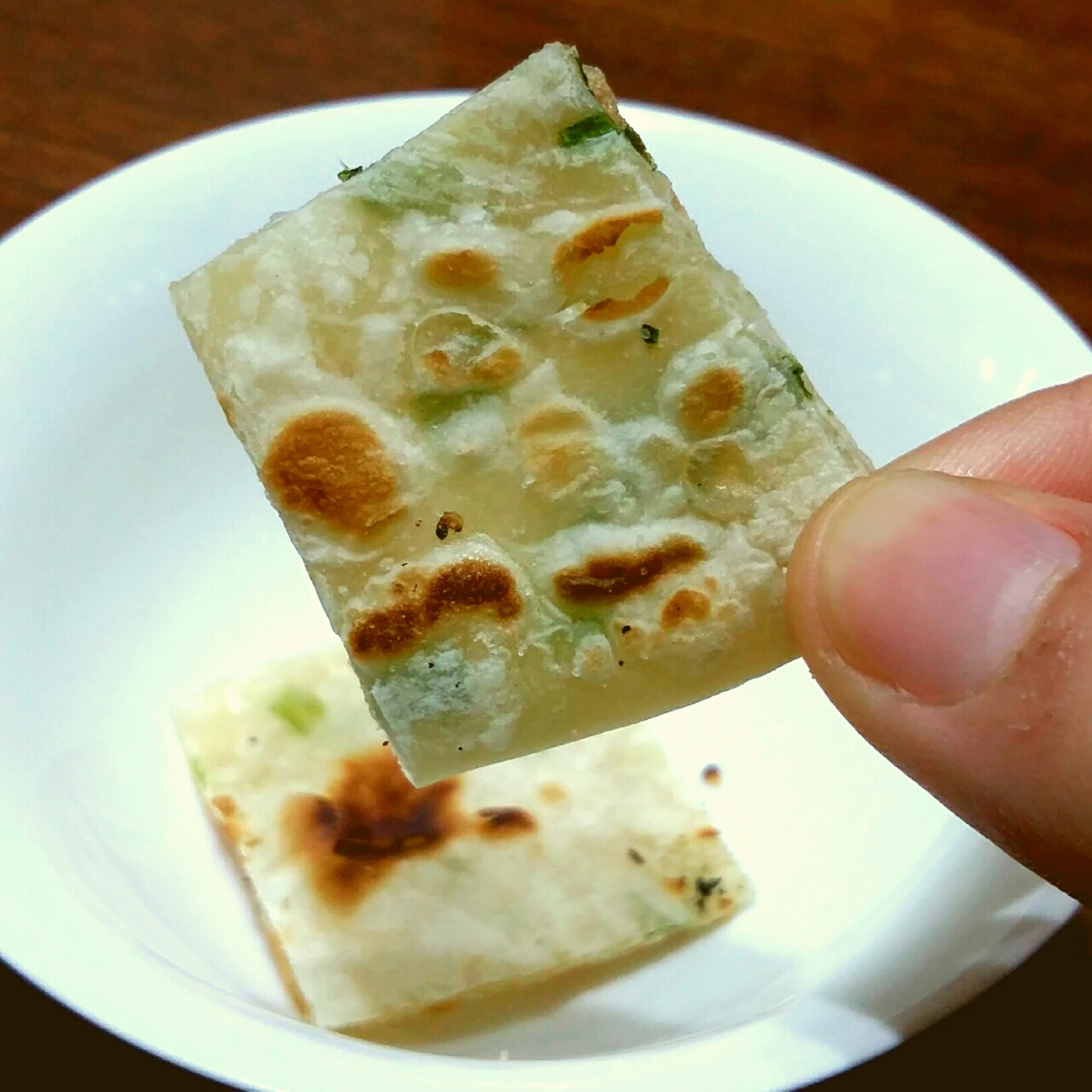 饺子皮葱油饼