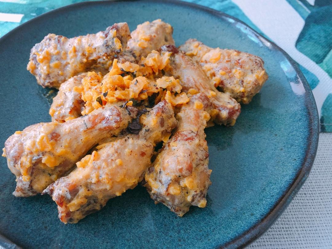 金灿灿咸蛋黄鸡翅「厨娘物语」