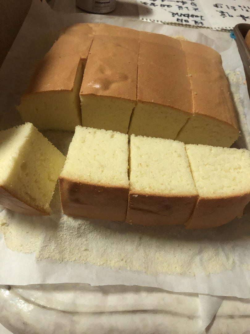 古早蛋糕·烫面水浴法·附8、9 、11寸配方