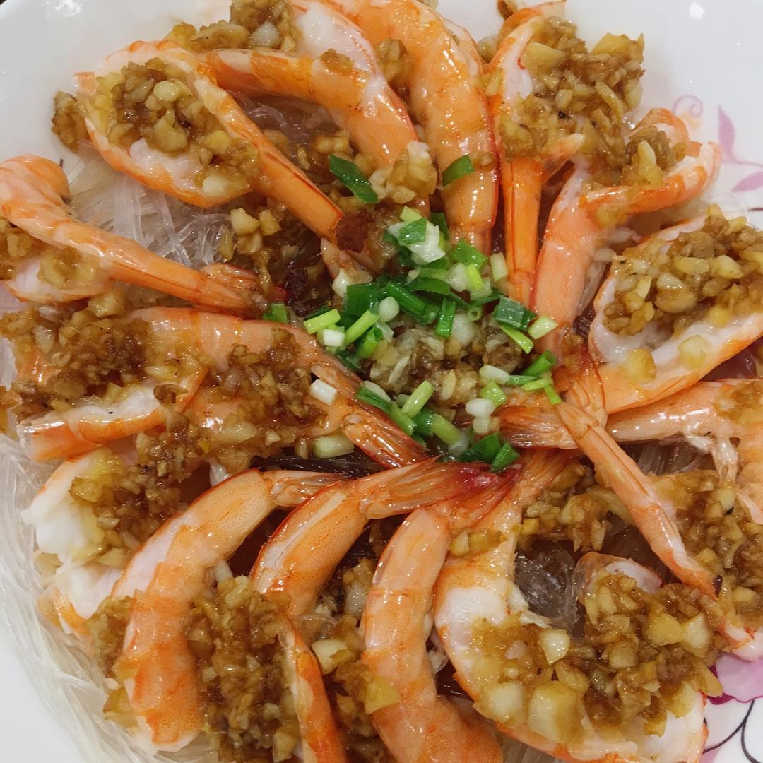 蒜蓉粉丝蒸虾