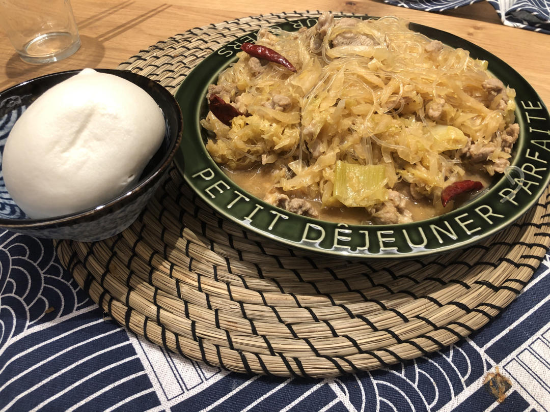 猪肉白菜炖粉条