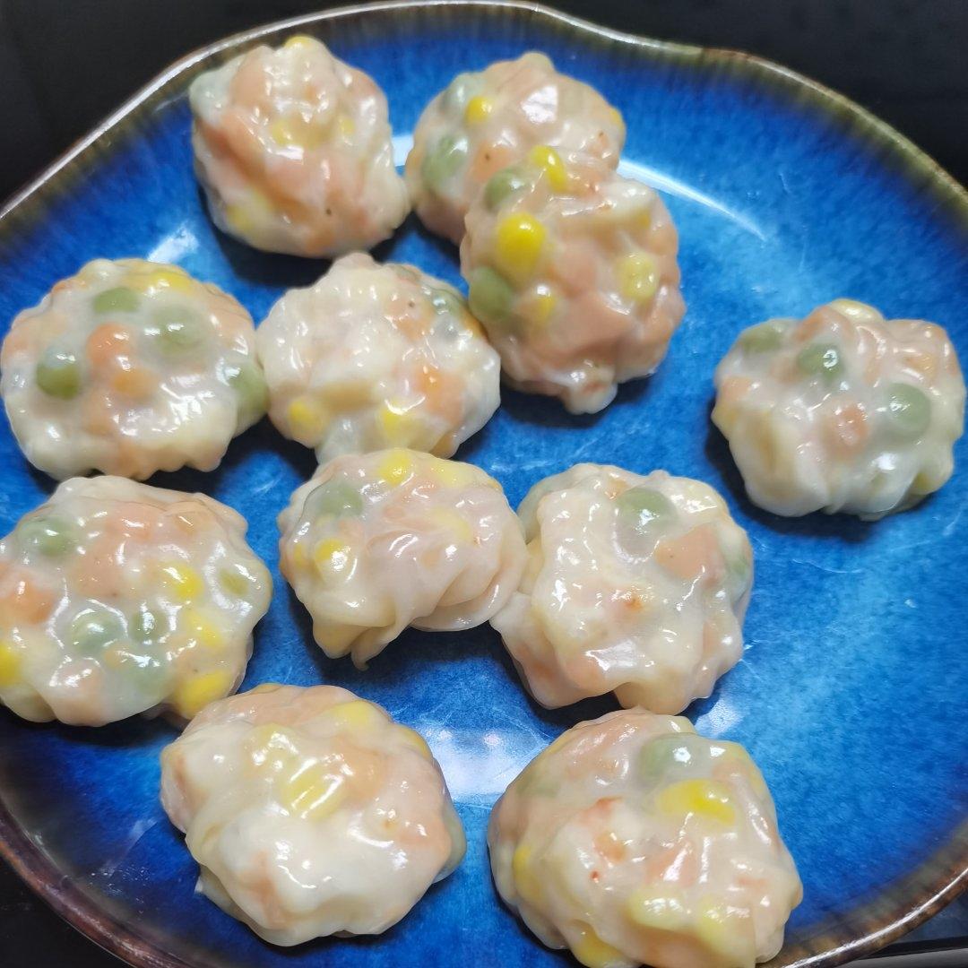 彩虹蒸包（饺子皮版）