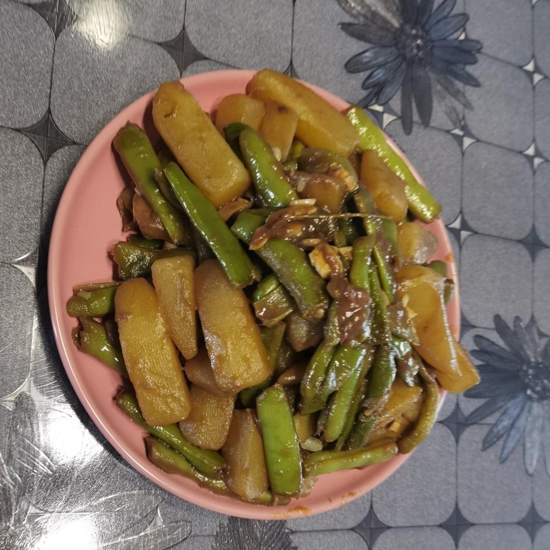 家常土豆豆角