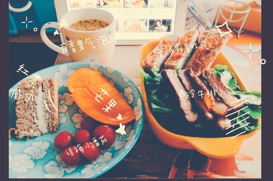 蒜香烤土司
