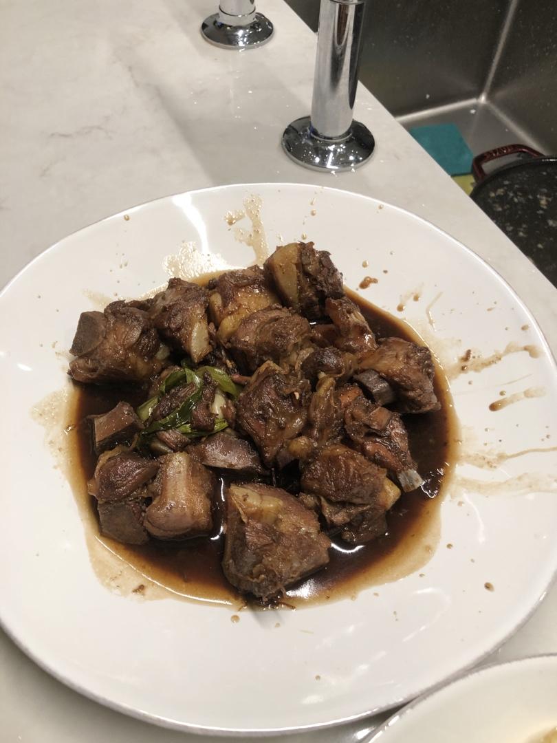 糖醋排骨/糖醋小排（不放油）（12345口诀做出正宗上海本帮）