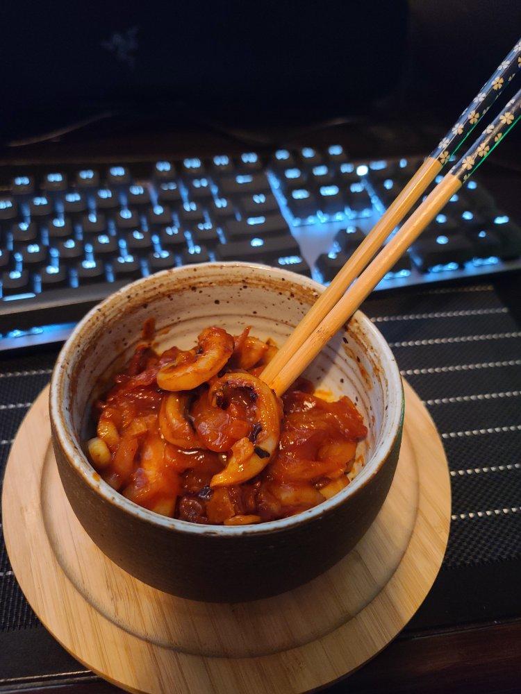 韩式辣炒鱿鱼