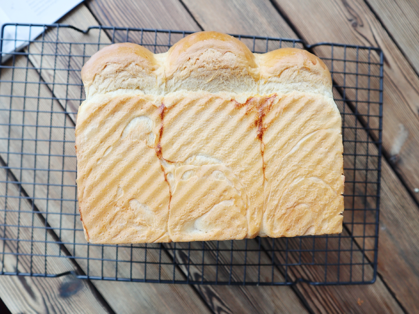 淡奶油吐司❗️超级柔软拉丝，（消耗淡奶油）放三天都不硬的吐司面包❗️的做法 步骤19