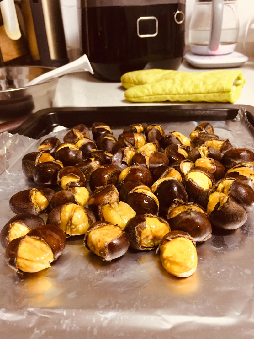 ‼️香甜软糯‼️轻松好剥㊙️烤箱版糖炒栗子