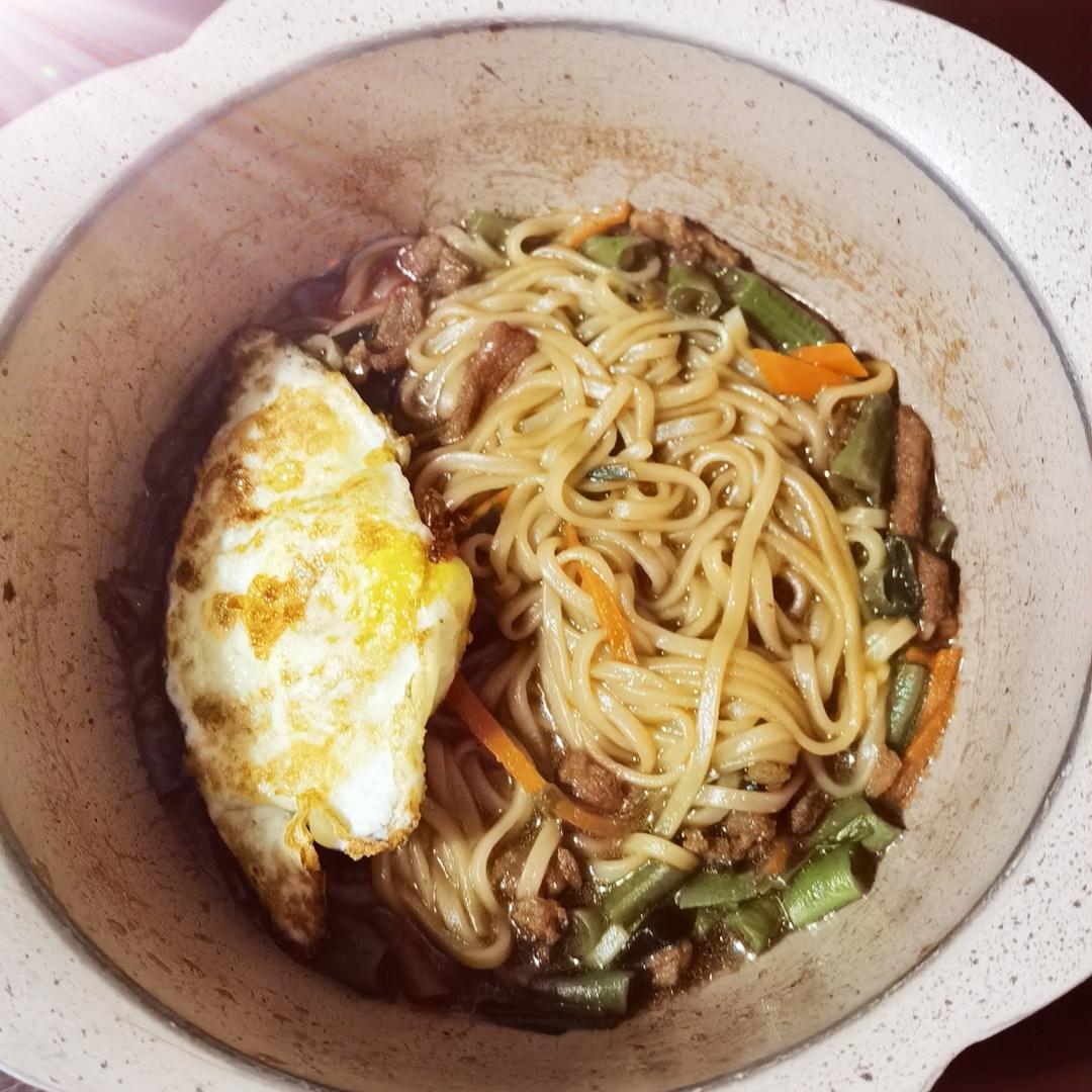 喷喷香的豆角焖面/河南蒸面/炒面
