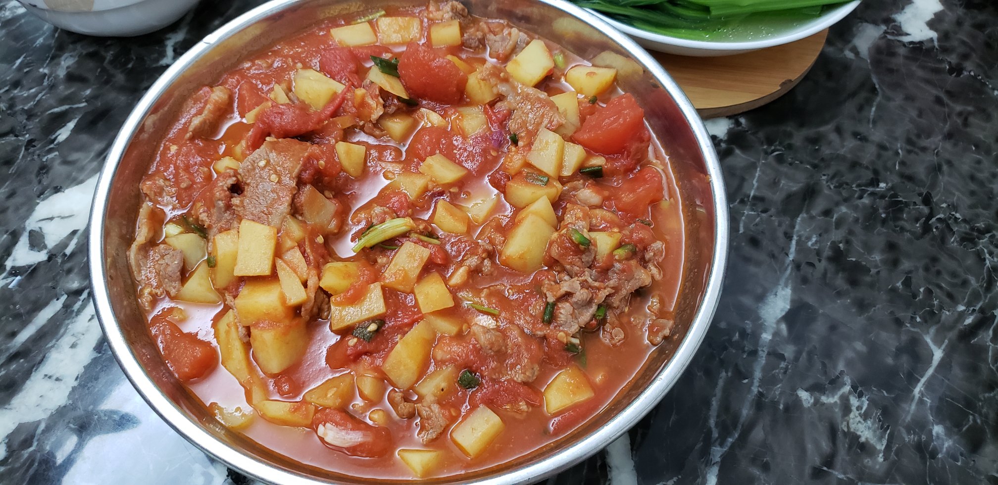 超开胃的番茄土豆肥牛汤‼️下米饭无敌了