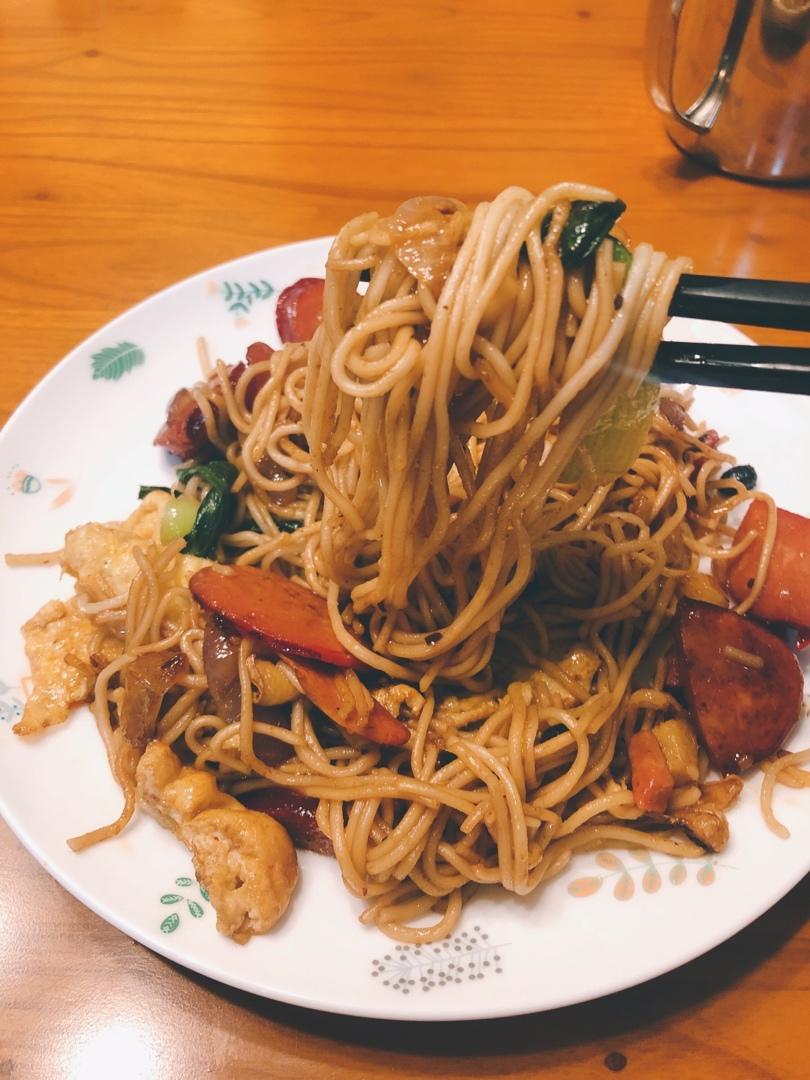 🍜最简单最好吃的家常炒面