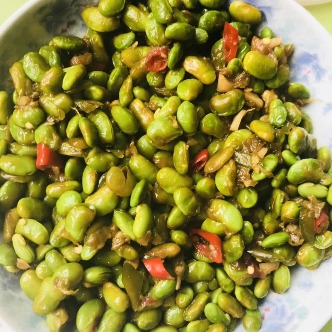 清炒毛豆