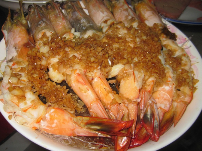 蒜蓉粉丝蒸虾