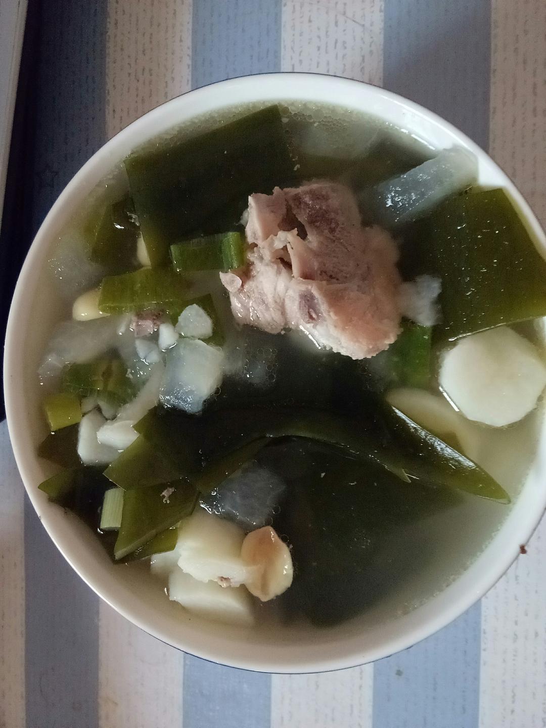 山药冬瓜海带排骨汤的做法
