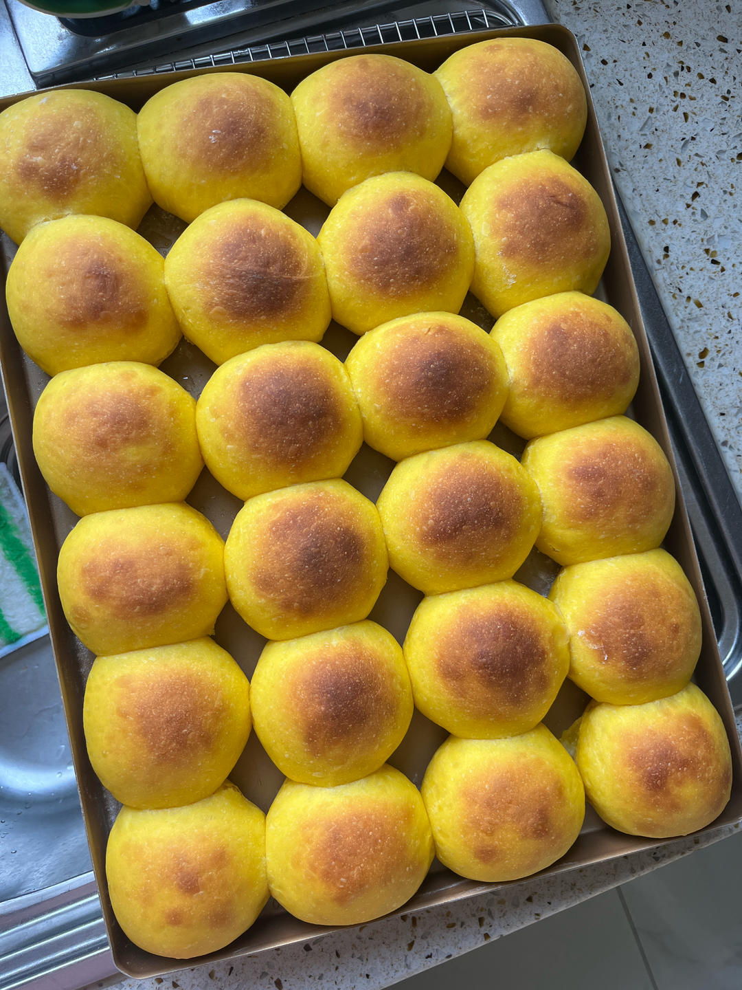 南瓜奶盐小方包