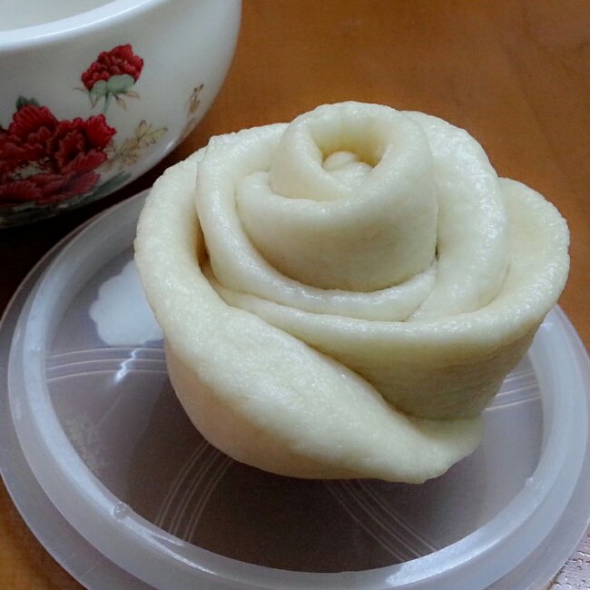 玫瑰花馒头