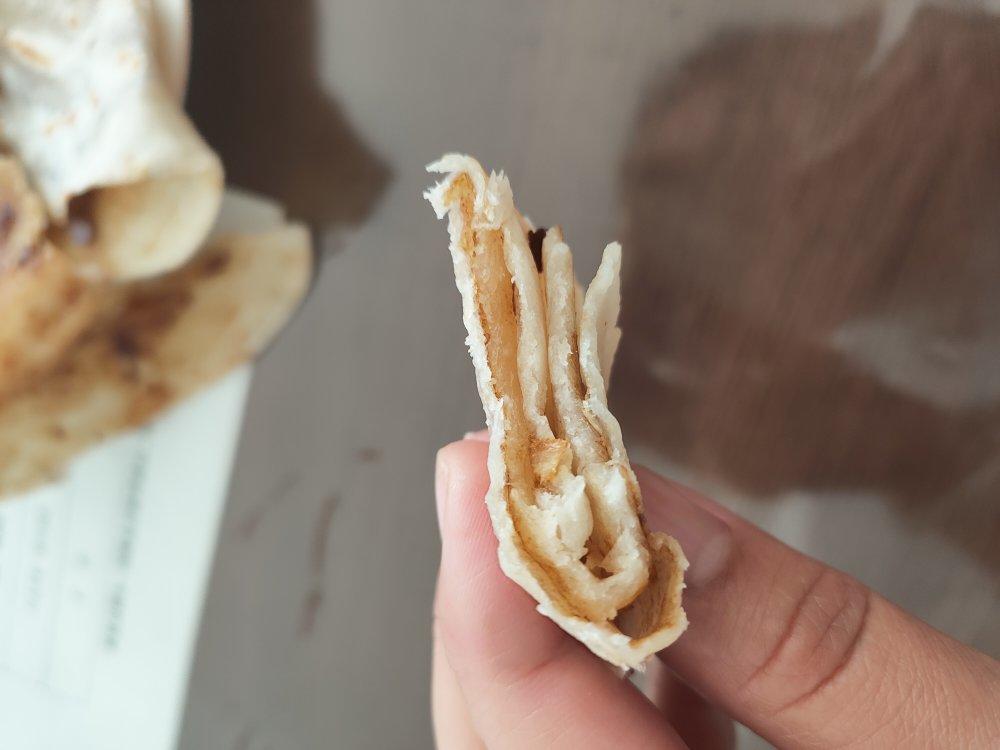 酥的掉渣的酱香饼，老公说都可以开店啦