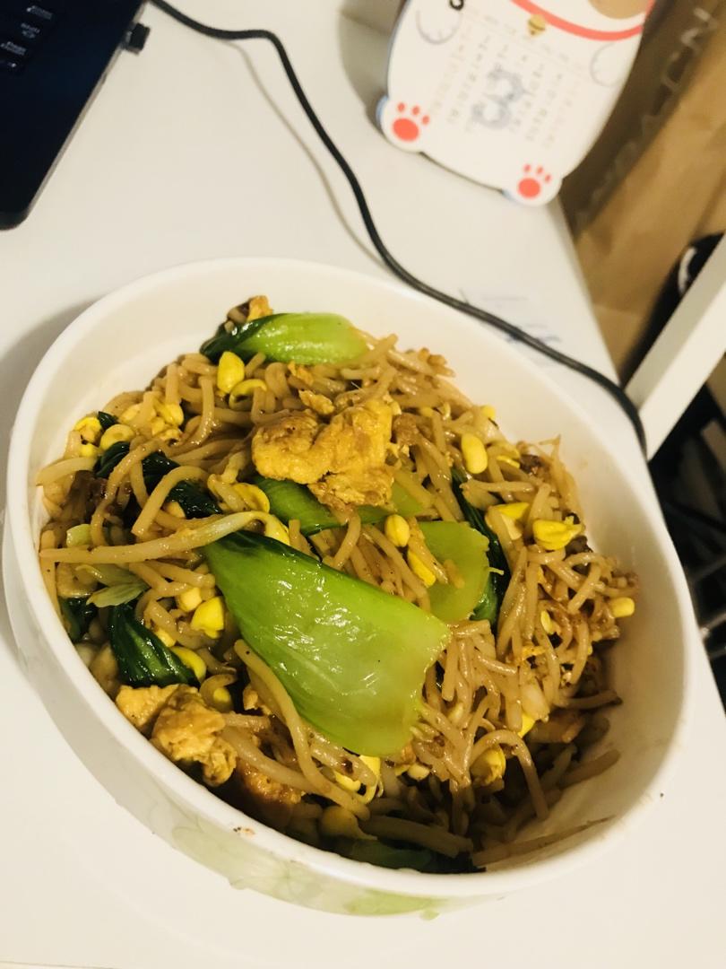 江西风味鸡蛋肉末青菜炒米粉（名字有点长，尽量把配料写全）