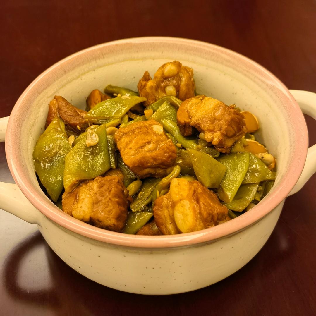 东北排骨炖豆角