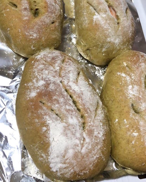 抹茶麻薯软欧包