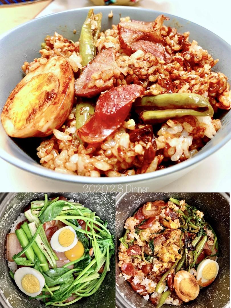 腊味煲仔饭（电饭煲版）
