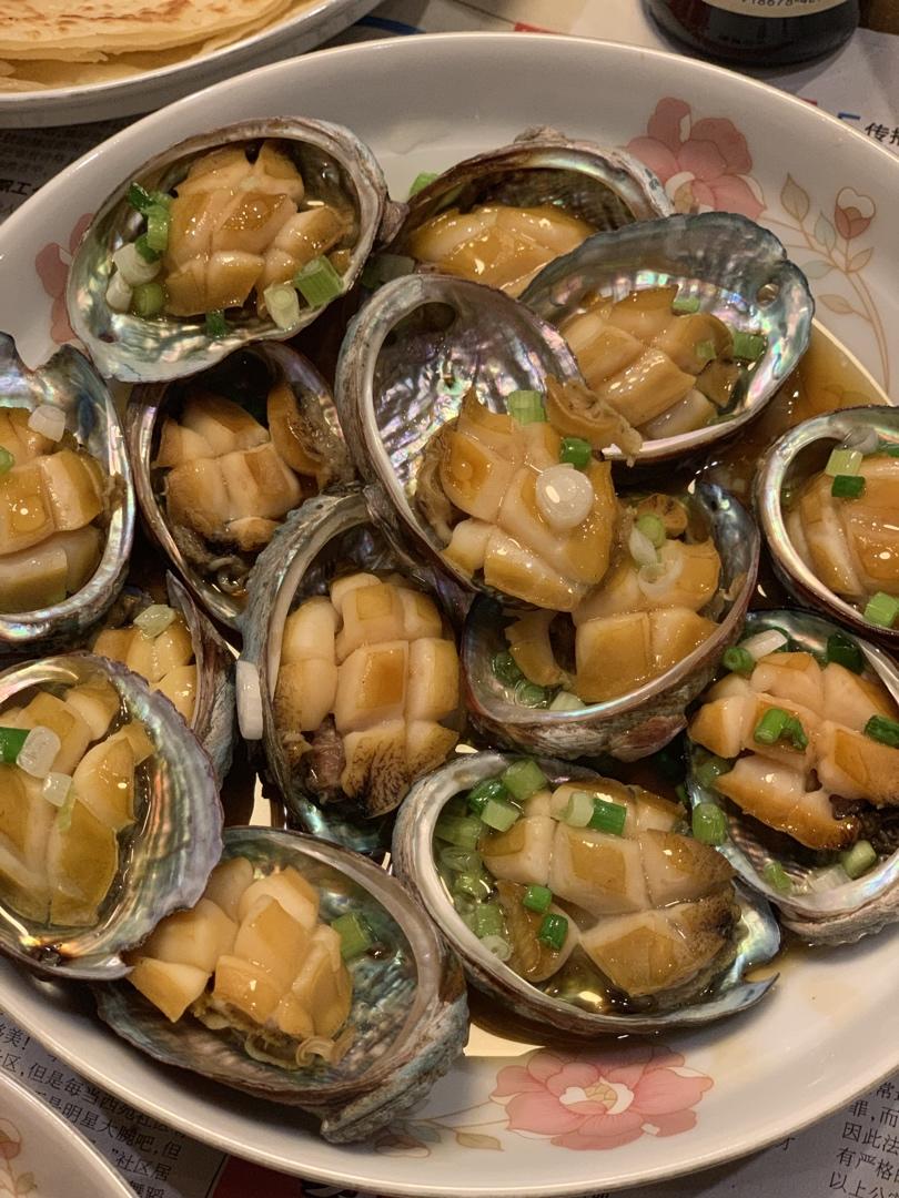 清蒸小鲍鱼