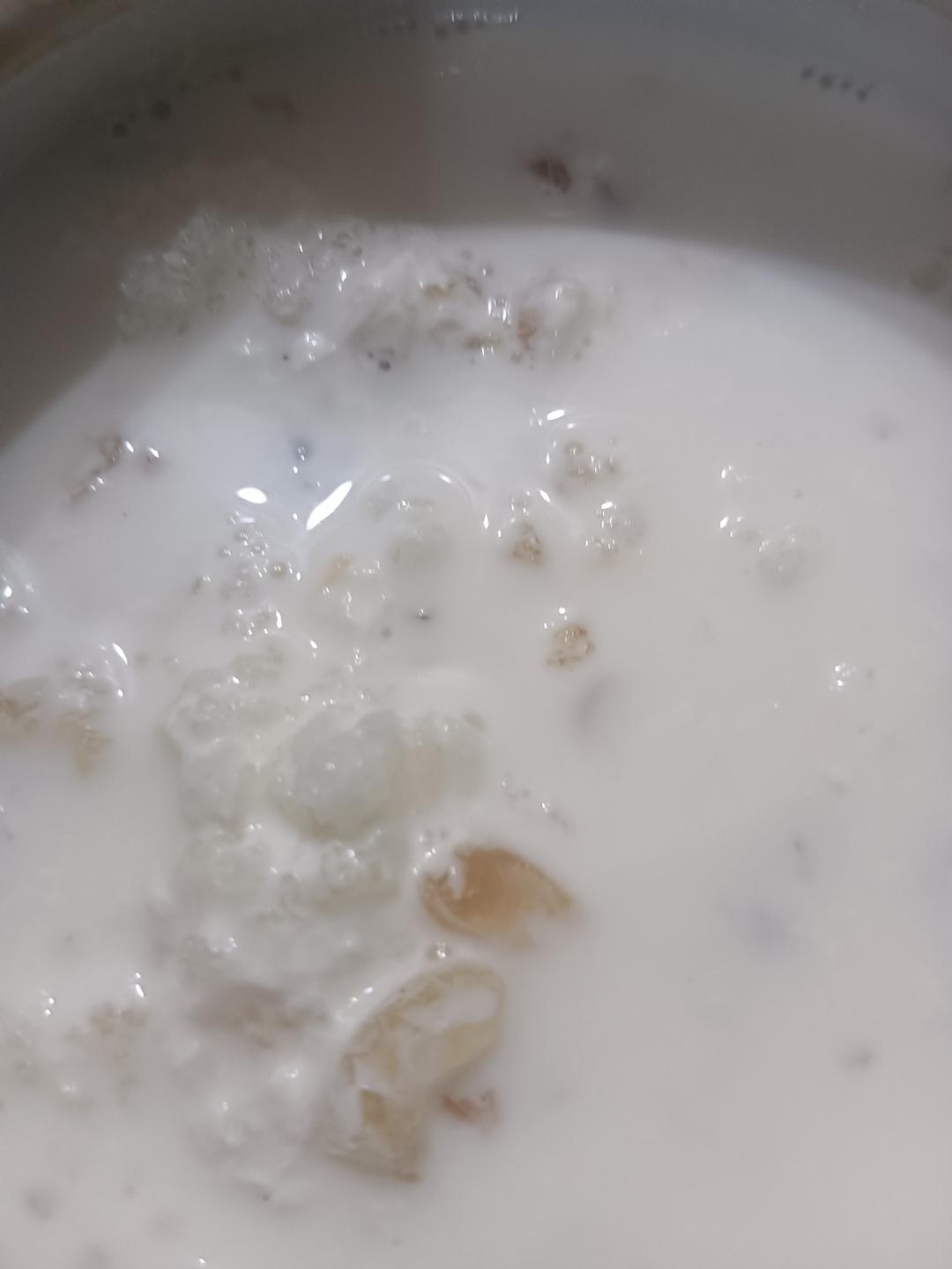 牛奶炖桃胶（简单版）