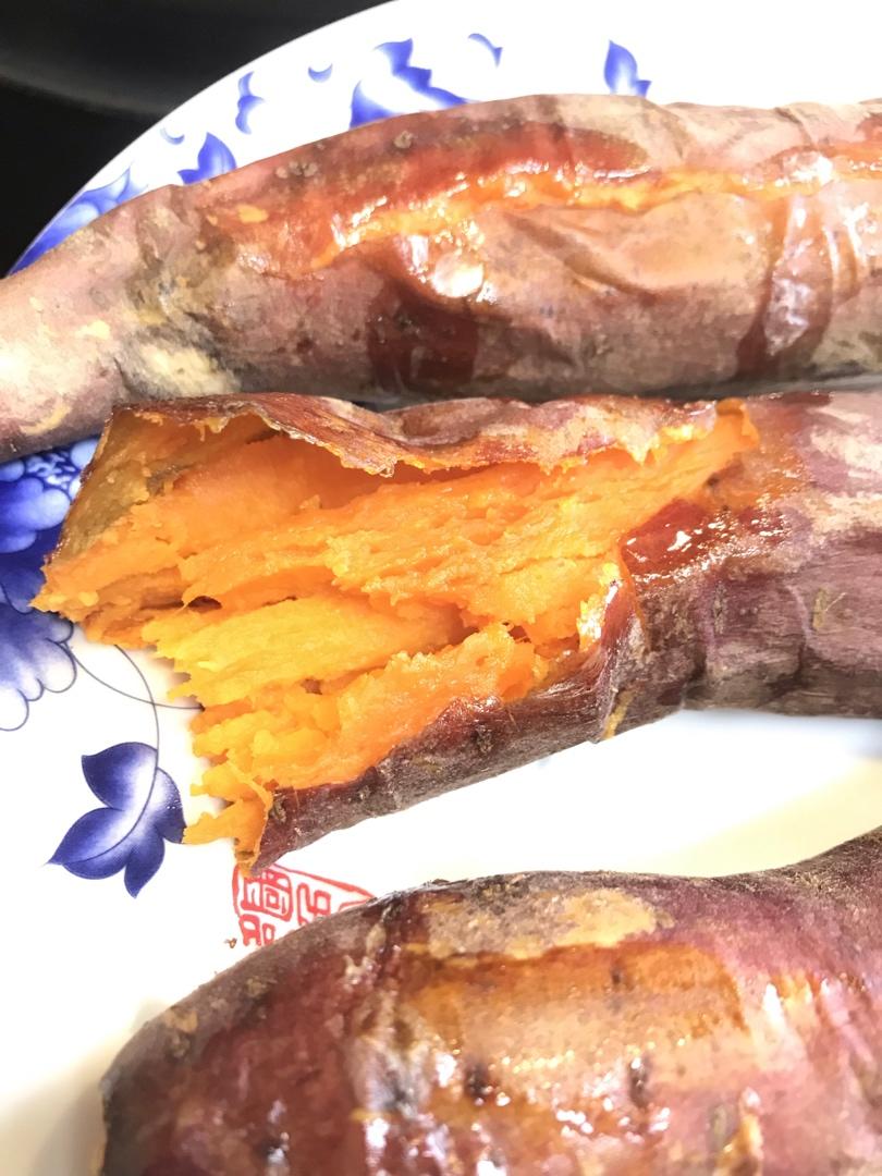 烤箱烤红薯