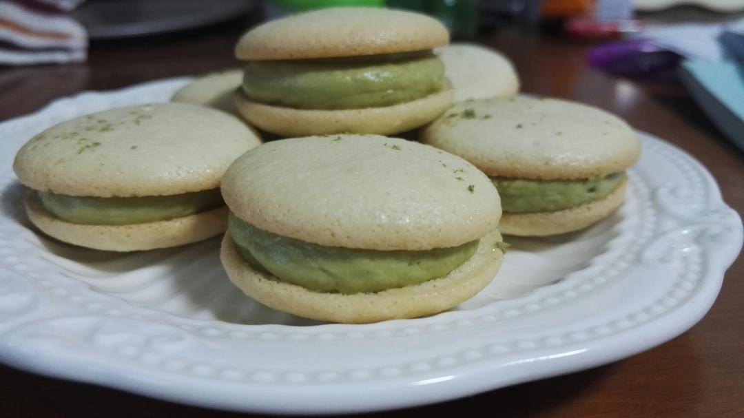 【视频】抹茶意式马卡龙