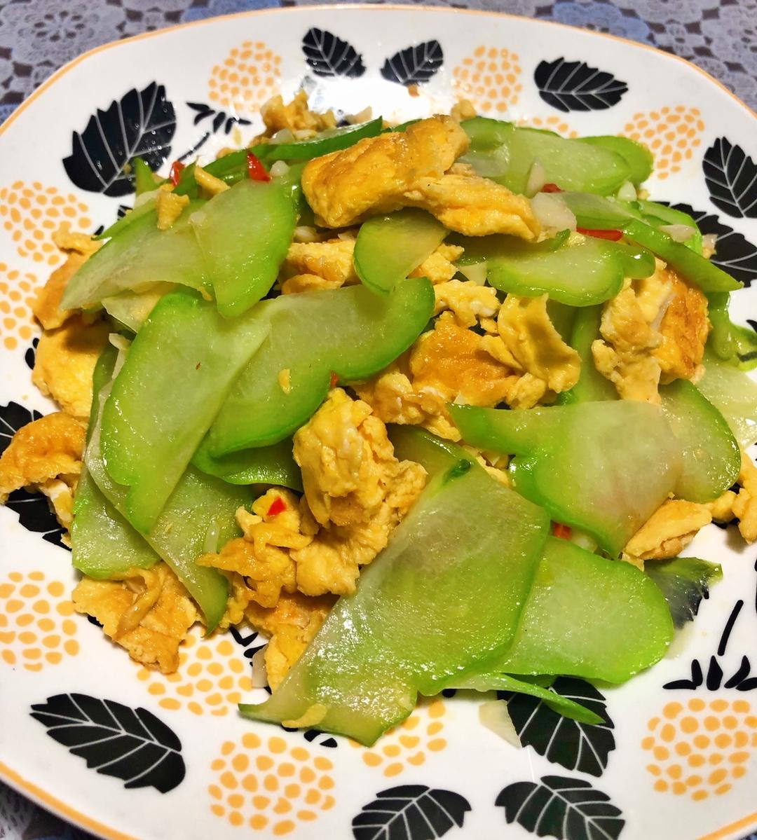 家常素菜佛手瓜炒鸡蛋🥚