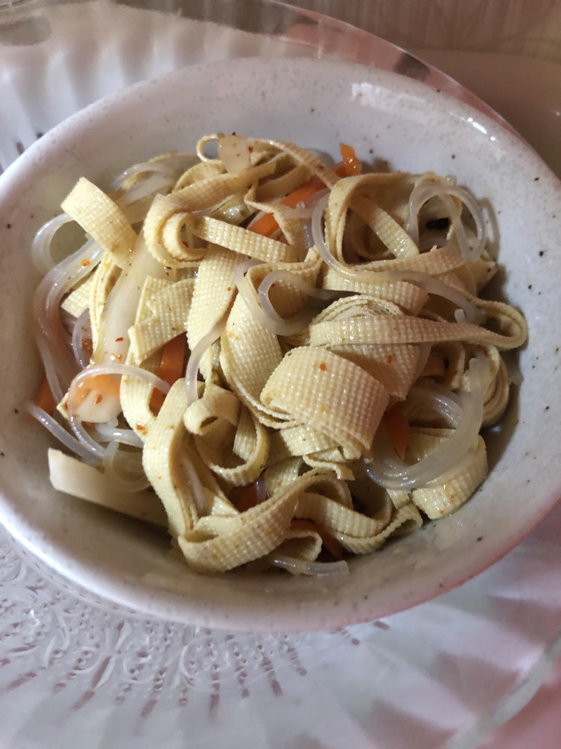 馋哭的凉拌豆腐皮