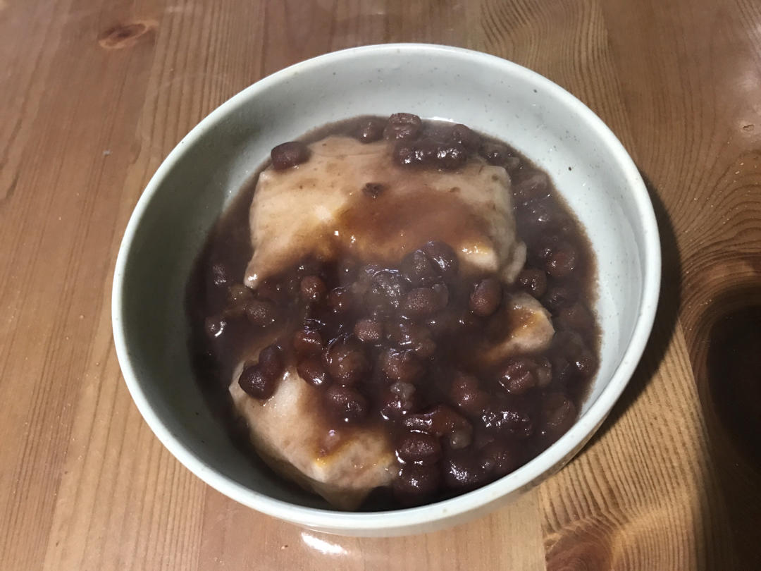 【治愈美食 | 日式の烤年糕红豆汤】