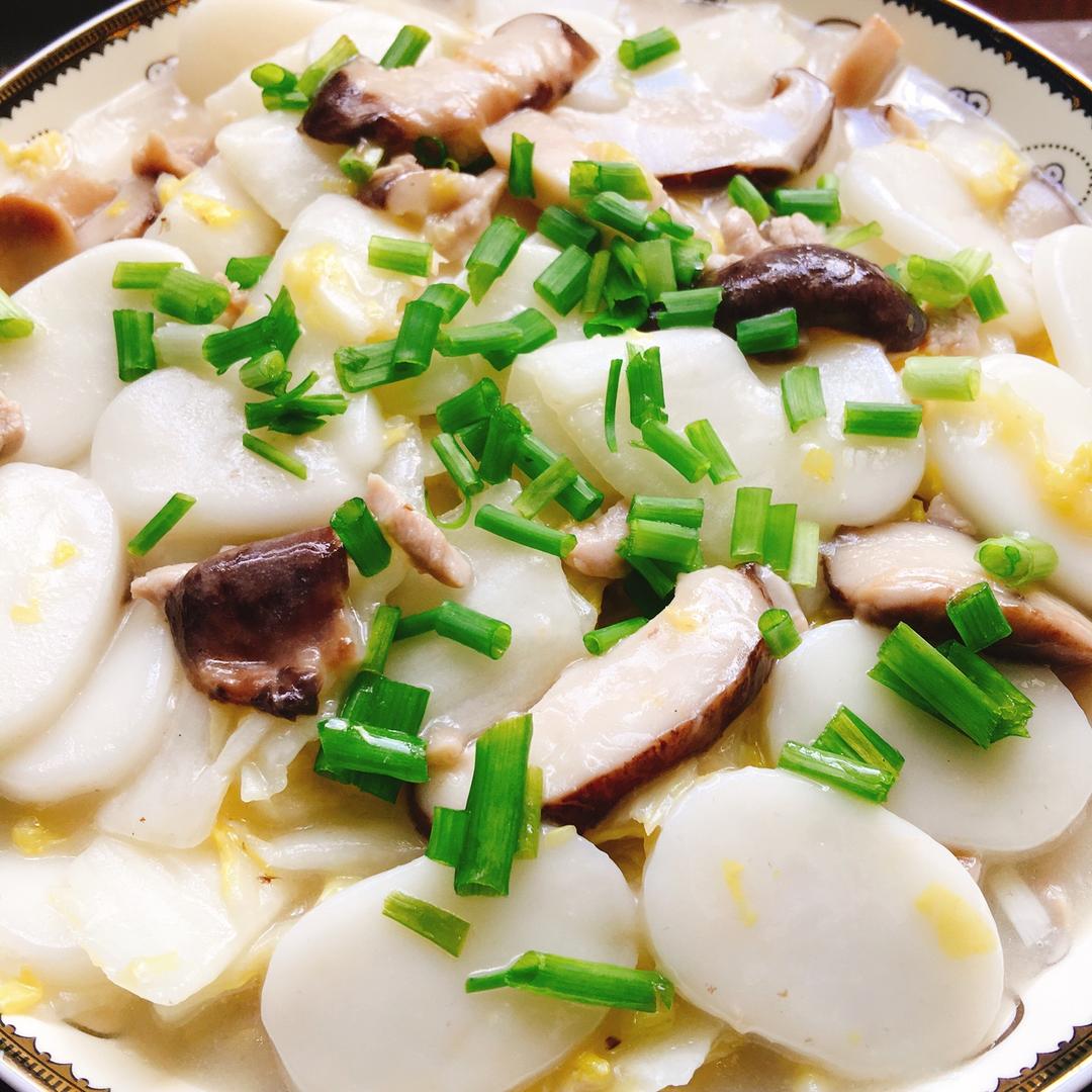 悦言0411做的白菜炒年糕