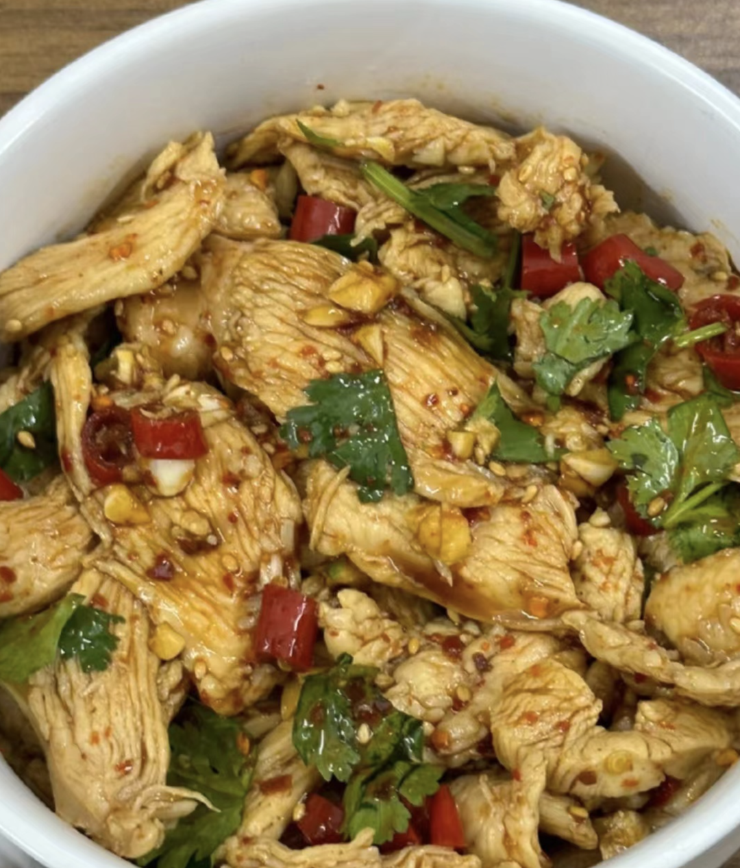 水拌凉拌鸡胸肉