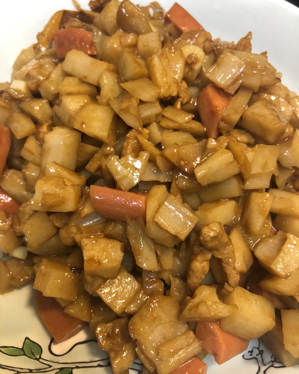 莲藕片炒肉