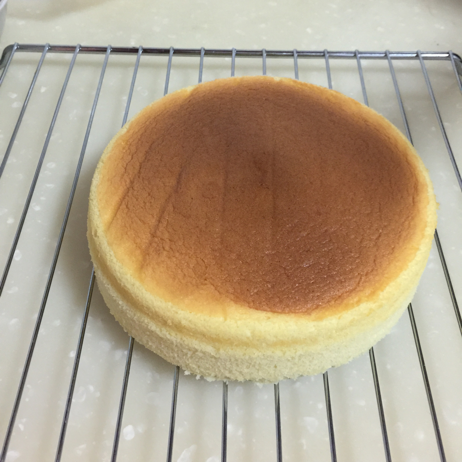 戚风蛋糕（不回缩，裱花打底首选）