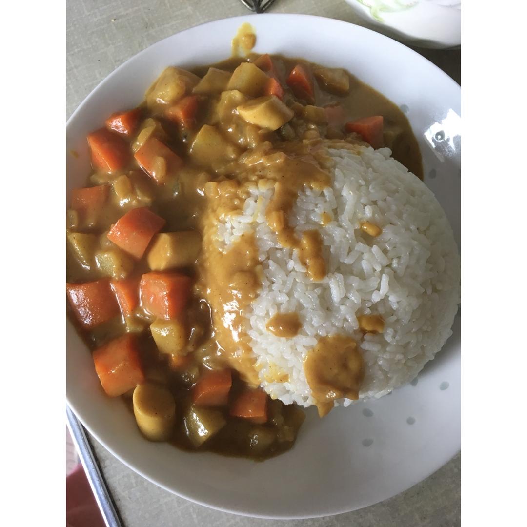 基础版土豆咖喱饭