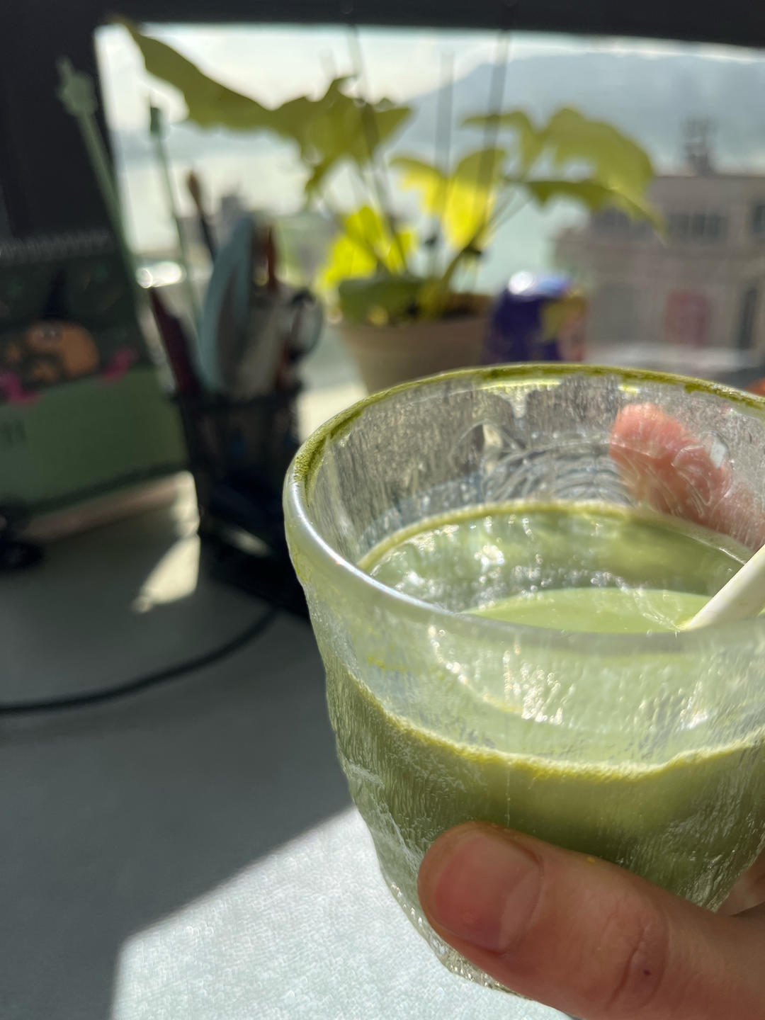 豆奶抹茶拿铁 (Soy Green Tea Latte)